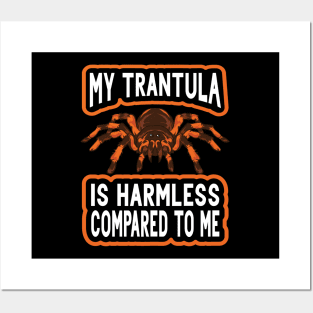 My Trantula Is Harmless Compared To Me Posters and Art